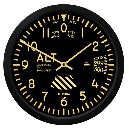 Trintec - 10'' Vintage Altimeter Round Clock | 9060V-10 Cheap Brand New Unisex