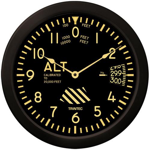 Trintec - 14'' Vintage Altimeter Clock | 9060V-14 Cheap Sale 2025 New