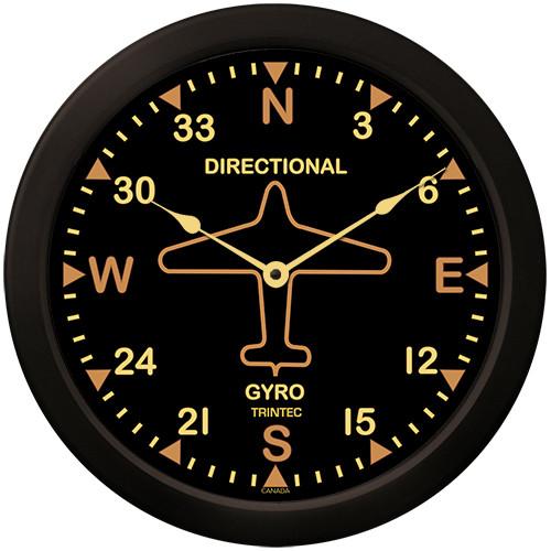 Trintec - 14'' Vintage Directional Gyro Clock | 9062V-14 Many Kinds Of Cheap Pice