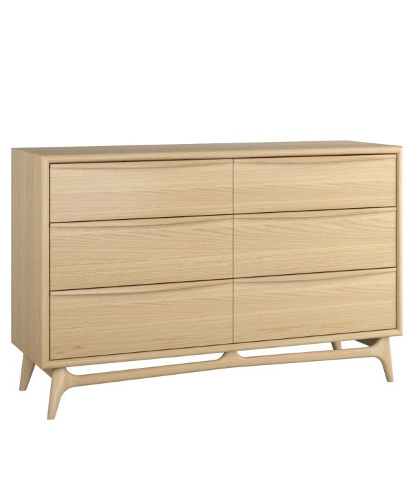 State 6 Drawer Chest - Oak Recommend Cheap Pice