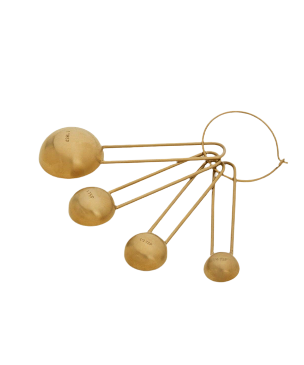 SIMPLE MEASURING SPOONS - BRASS Clearance Factory Outlet