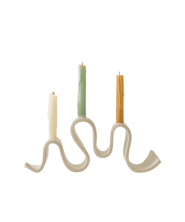 Wyat Candelabra, Cream Free Shipping Sast