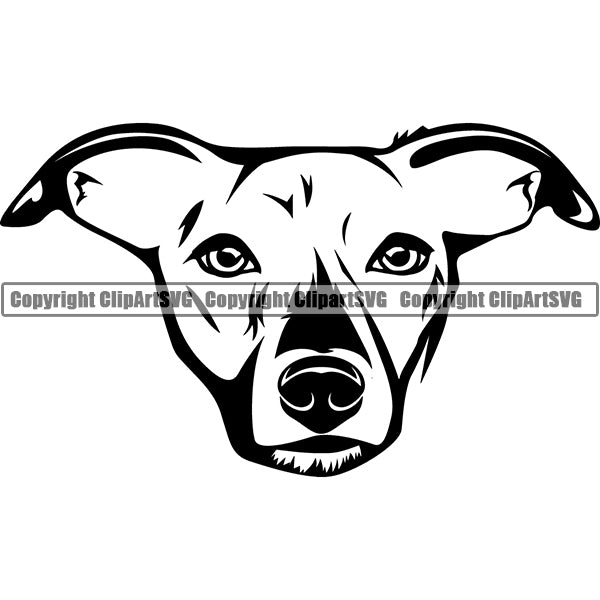 West Highland White Terrier Dog Breed Head Face ClipArt SVG Classic For Sale