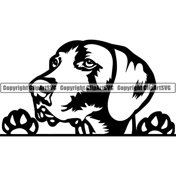 Weimaraner Peeking Dog Breed ClipArt SVG Sale 2025 Unisex