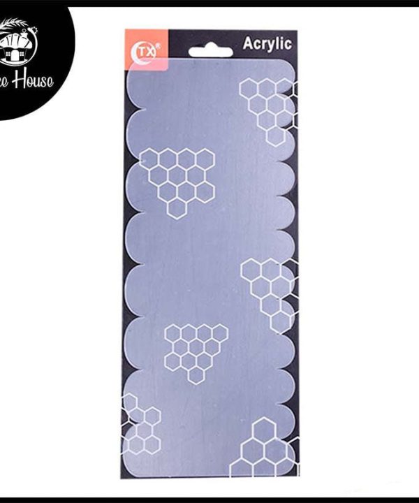 Acrylic Double Sided, Cake Edges Decorating Comb Design 03 Supply Cheap Pice
