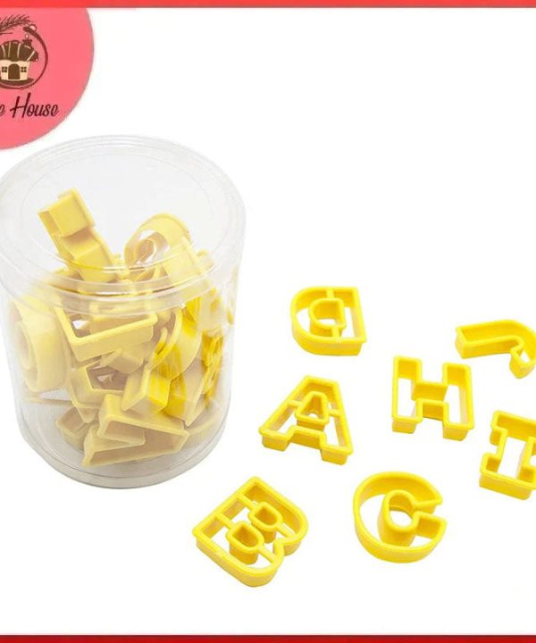 Alphabet Cutter Set Plastic 26Pcs Set With Transparent Box Clearance Manchester