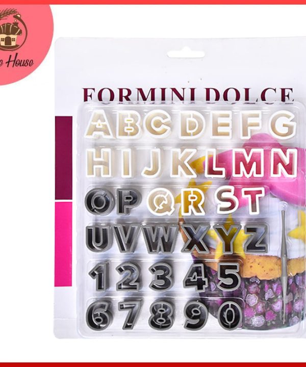 Alphabet & Number Fondant Cutter 36Pcs Set Plastic Cheap Sale Sale