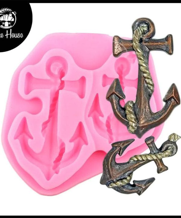 Anchor Silicone Fondant Mold 2 Cavity Authentic Online