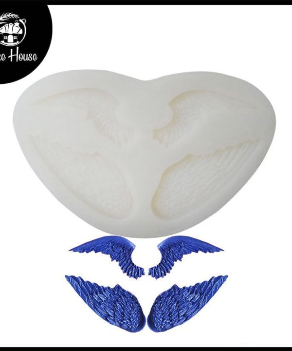 Angel Wings Silicone Fondant & Chocolate Mold 4 Cavity Design 02 Buy Cheap Perfect