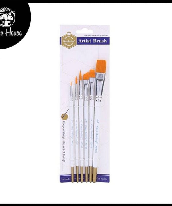 Artistic Cake Painting Brushes 6Pcs Set Cheap Low Cost