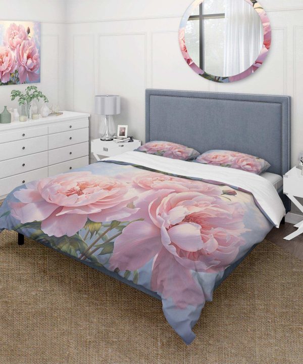 Pink Peony Perfection II - Duvet Cover Set Shop Offer For Sale