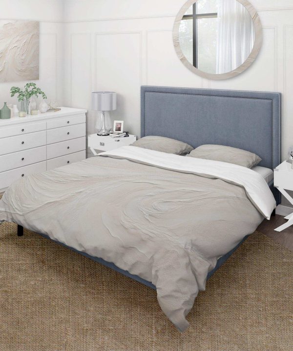 Modern Beach Beige Sand Charm I - Duvet Cover Set Cheap Sale New