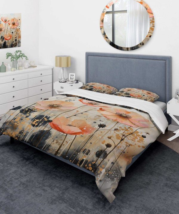 Peach Blossoming Abstractions I - Duvet Cover Set Reliable Sale Online