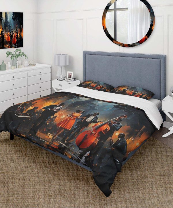 Music In Harlems III - Duvet Cover Set Cheap Sale Comfortable