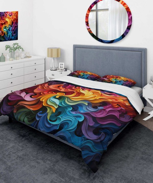 Opt Art Vibrant Illusions II - Duvet Cover Set Clearance Wholesale Pice