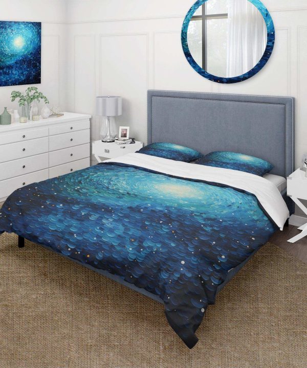 Pointillism River Majestic Cascade - Duvet Cover Set Buy Cheap 2025 Newest