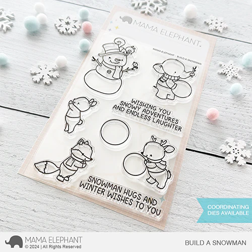 Mama Elephant BUILD A SNOWMAN Discount High Quality