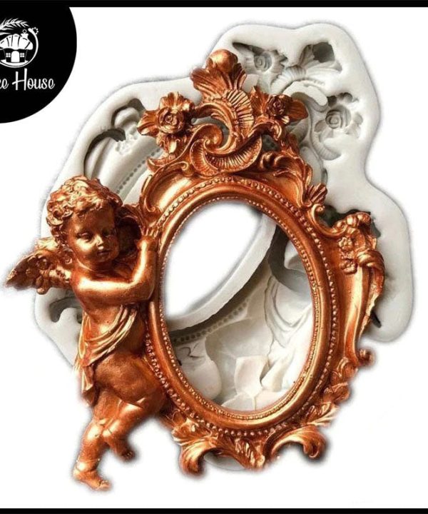 Baby Angel Photo Frame Silicone Fondant Mold Large Sale Manchester Great Sale