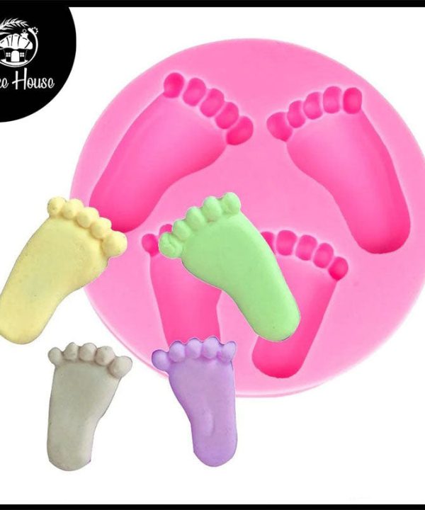 Baby Feet Silicone Fondant Mold 4 Cavity Buy Cheap Factory Outlet