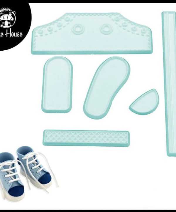 Baby High Cut Sneaker Shoe Fondant Cutter Set Big Pictures For Sale