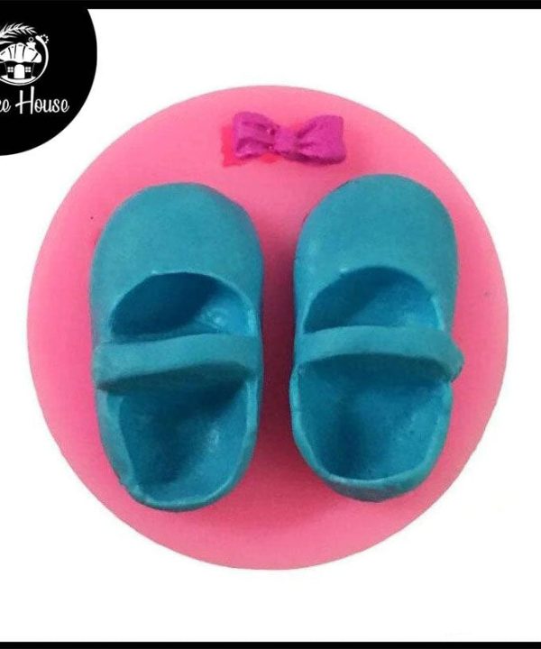 Baby Shoes With Bow Silicone Fondant & Chocolate Mold Discount Pices