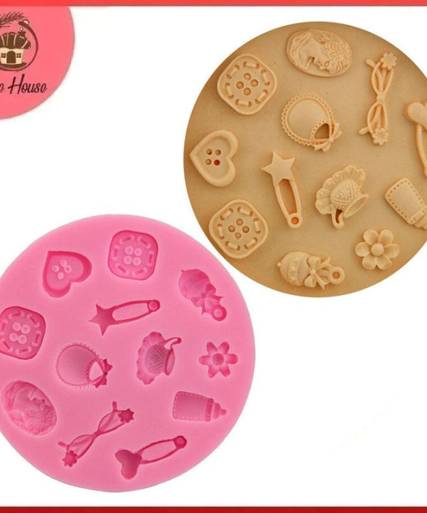 Baby Toys Theme Silicone Fondant & Chocolate Mold Clearance Hot Sale