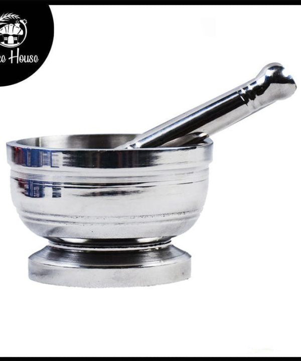 Bahoo Stainless Steel Mortar & Pestle Set Design 02, Size 02 Discount Largest Supplier