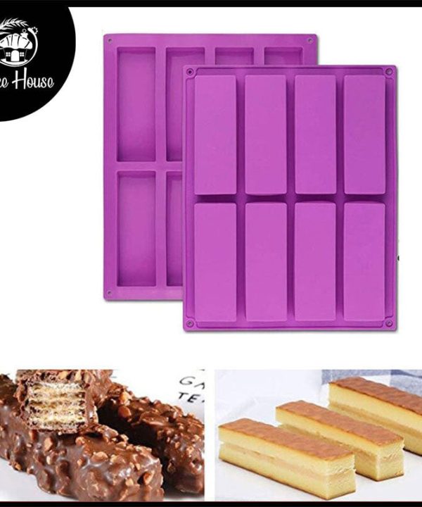 Bar Silicone Baking Mold 8 Cavity Clearance Official
