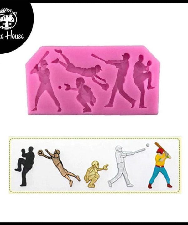 Baseball Series Silicone Fondant & Chocolate Mold Outlet 2025 New