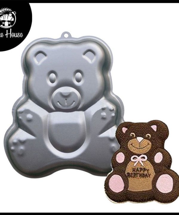 Bear Cake Baking Mold Aluminium Medium Size Free Shipping 2025 Unisex