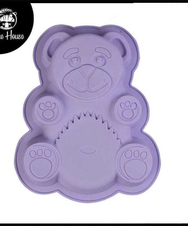 Bear Shape Silicone Cake Baking Mold Large Design 01 Cheapest Pice