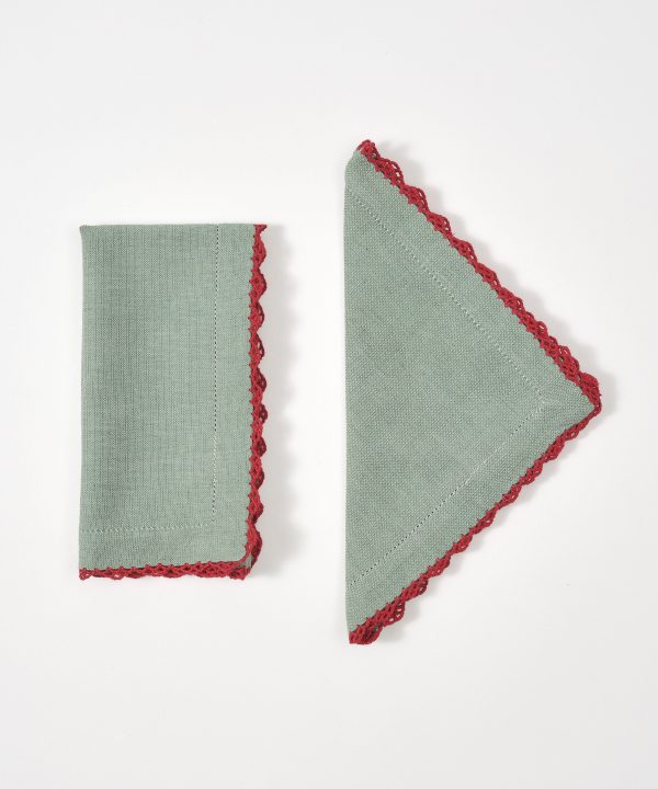 Beatrice Napkins, Mint (Set of 2) View For Sale