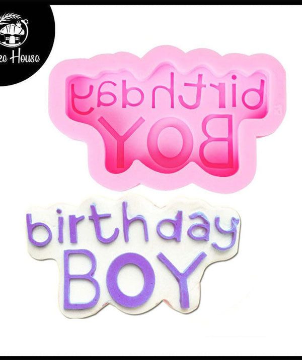 Birthday Boy Silicone Fondant & Chocolate Mold Free Shipping Buy