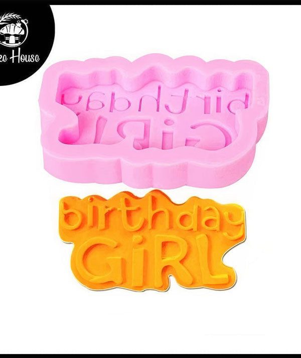 Birthday Girl Silicone Fondant & Chocolate Mold Discount Manchester