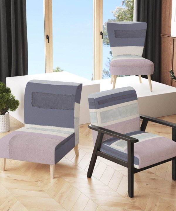 Painted Weaving IV FB Modern Accent Chair Discount Inexpensive