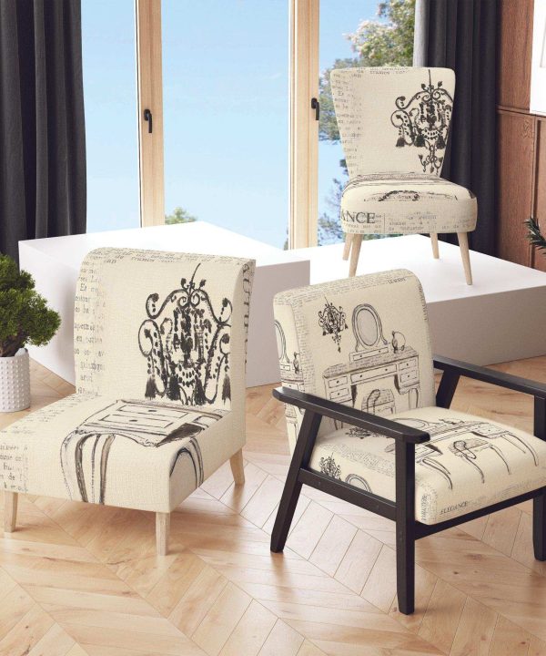 Paris Hotel Bathroom IV Traditional Accent Chair Clearance Cheap Online