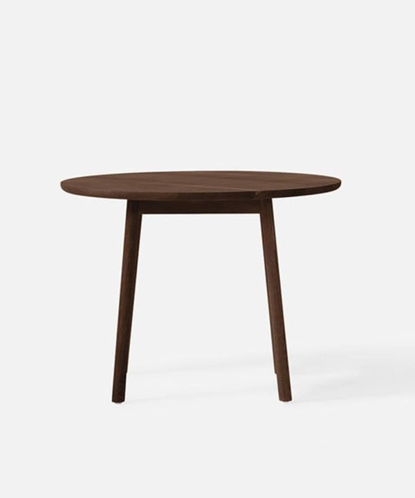 Radial Round Dining Table 100cm - Dark Oak Free Shipping Good Selling