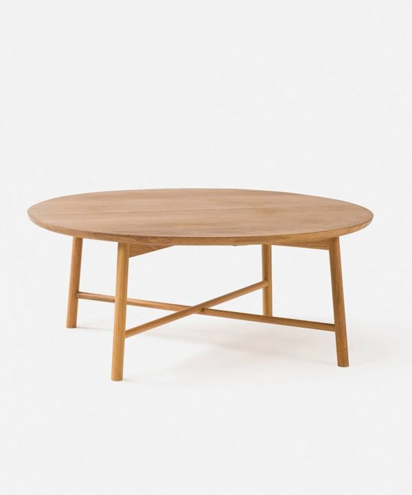 Radial Round Coffee Table - Oak Sale Cheap Pices