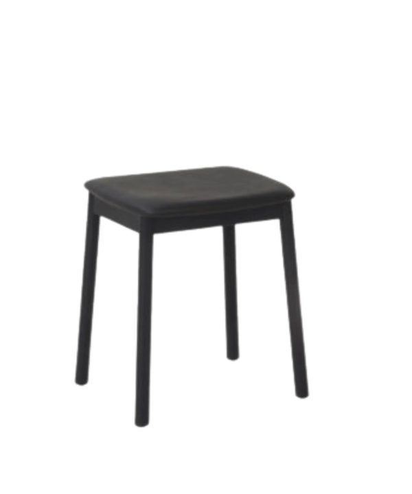 Radial Stool Low - Leather/Black Clearance Purchase