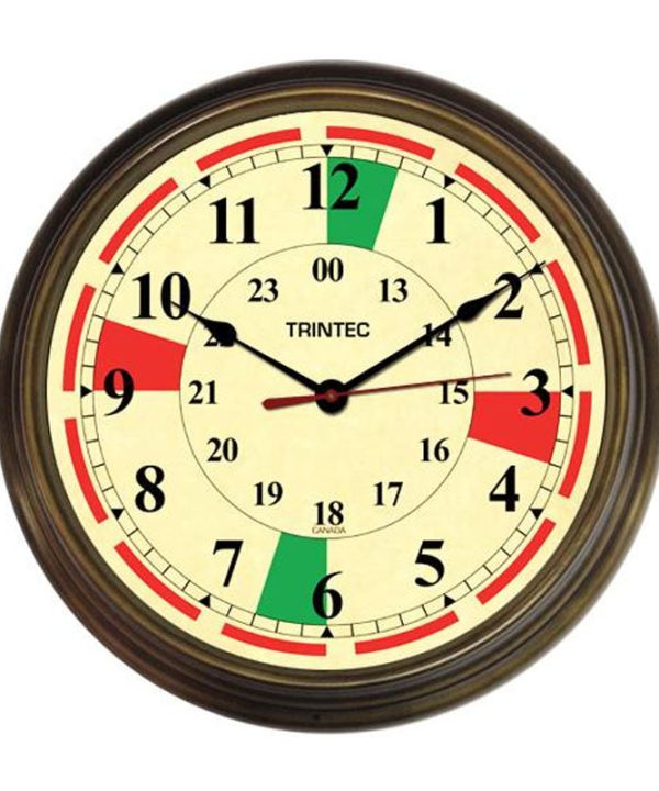 Trintec - 14" Post War Radio Sector Clock | COM-01-PWS Buy Cheap Extremely