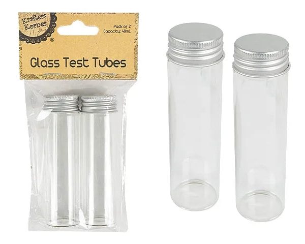 10x2.6cm 2PK 40ml Screw Top Glass Bottles Cheapest Pice Cheap Online