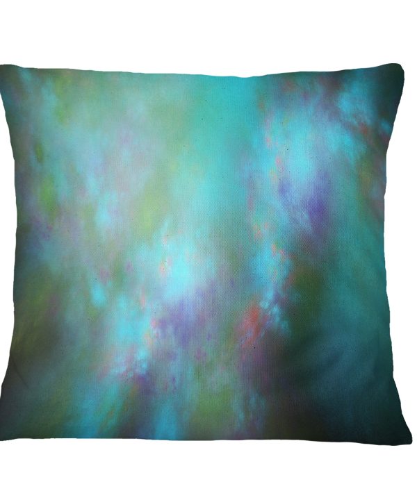 Perfect Blue Starry Sky - Abstract Throw Pillow With Paypal Low Pice