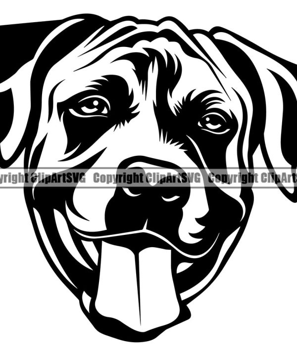 Pitt Bull Happy Face Smile Design  Puppy Pup Head Purebred Pedigree Canine K-9 K9 Animal Portrait Doggy Face Clipart SVG Best Place For Sale