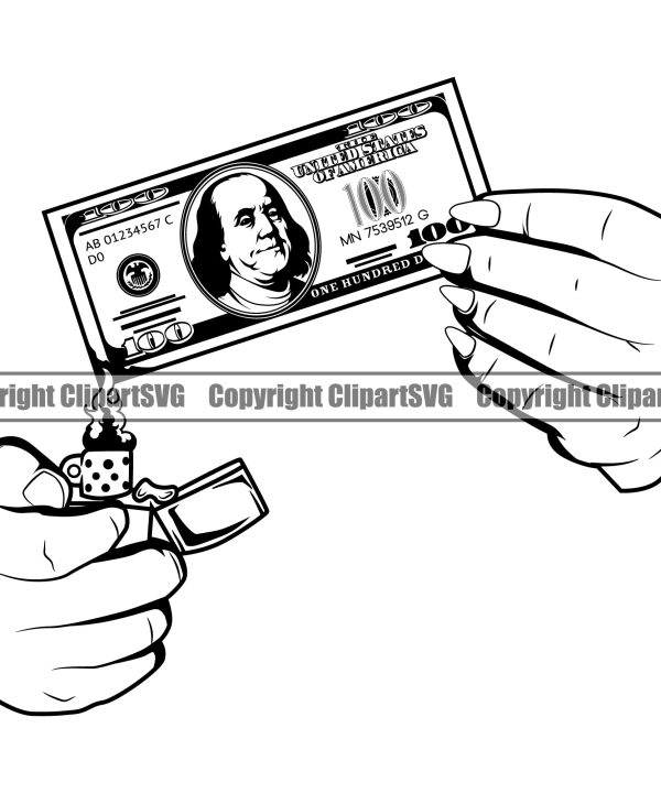 Woman Hand Burn Money Design Element Stack White Caucasian Spread Female Girl Lady Bank Finance Rich Wealthy Wealth Advertising Advertise Clipart SVG 100% Guaranteed