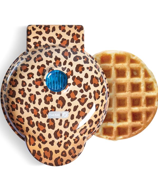 Mini Waffle Maker with Leopard Print Best Wholesale Online
