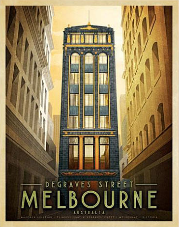 Degraves Street Melbourne Art Print Buy Cheap Nicekicks