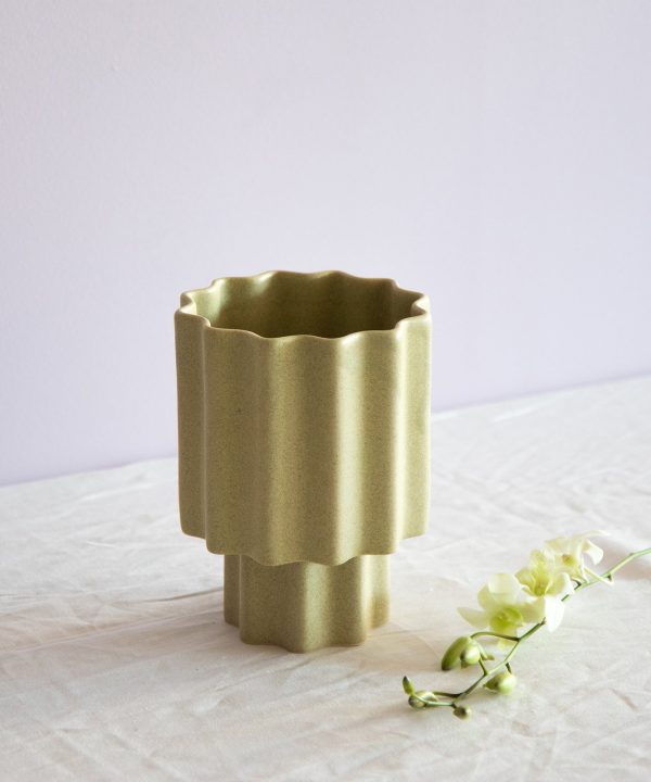 Regular Tapered Vase - Wheat Cheapest Pice