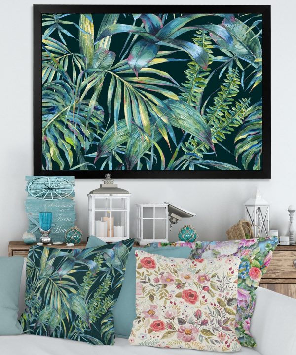 Natural Leaves Exotic On Dark I Discount Pay With Paypal