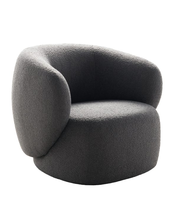 Swell Armchair - Maya Charcoal Boucle New Styles For Sale
