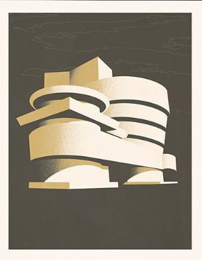 Guggenheim Museum, Frank Lloyd Wright Art Print Free Shipping Best Pices